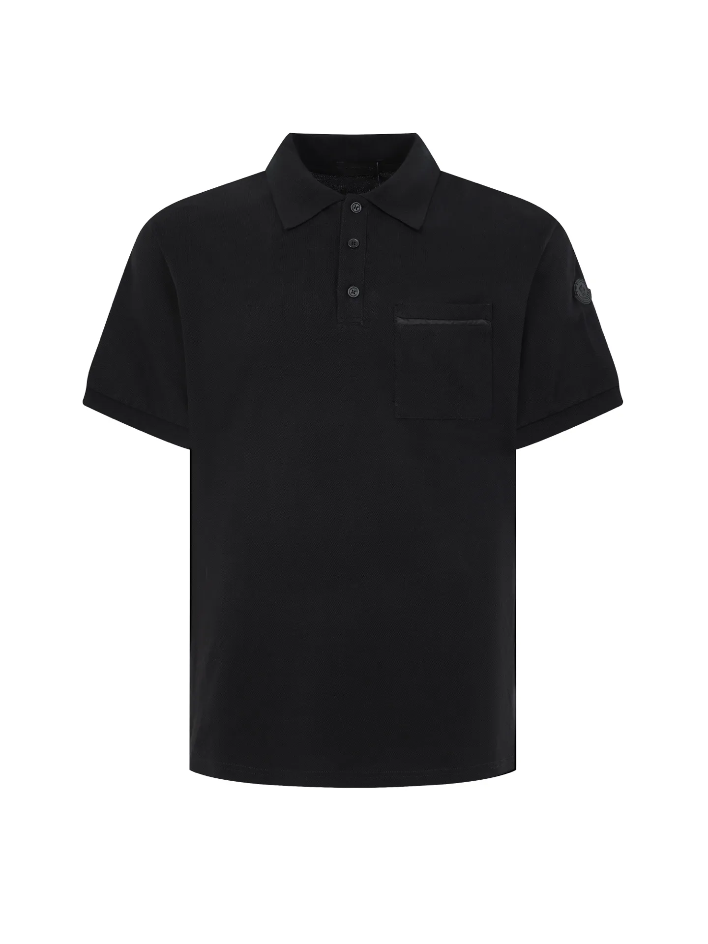 MONCLER logo polo Polo Classic ， 。 Polo ， 。Classic ， 。 • • •Black White Size：S-XL